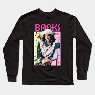 Hilary Banks 90s style art retro music vintage 80s Long Sleeve T-Shirt